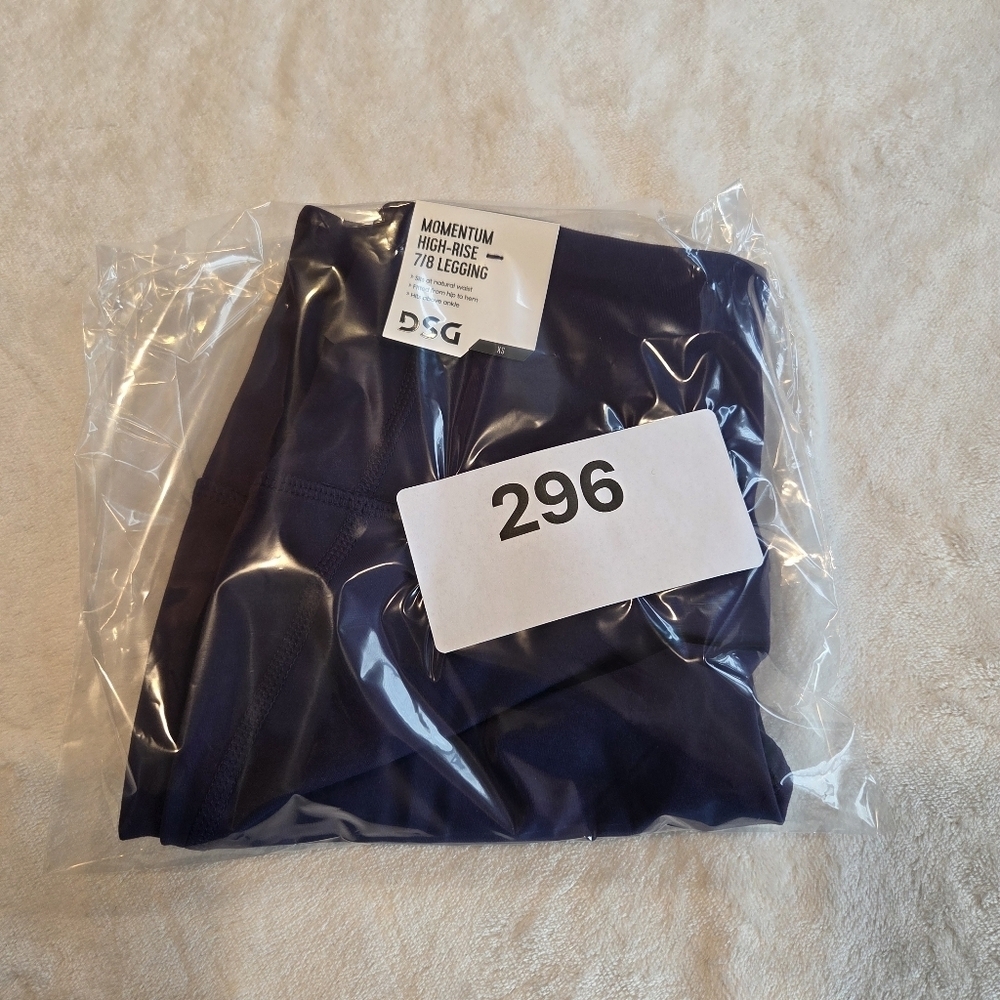 DSG Women's Momentum Perforated 7/8 Leggings - Purple Ink Size XS New Yoga Work - Picture 12 of 12